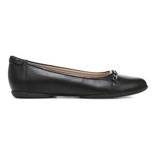 Naturalizer Mystique Black Tumbled Flat Shoe Size 6 Natural Soul